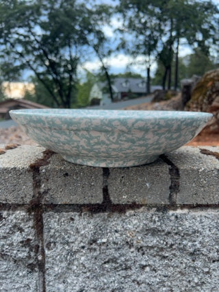 12.5” wide vintage sponge ware bowl