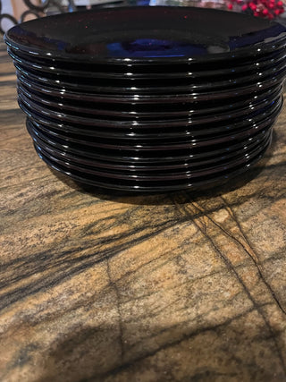 Antique Ruby Red Pattern 8" Salad Plate By Cristal D'Arques-Durand Luminarc France. RSV|125184