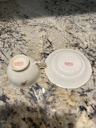 Federal Shape Syracuse Victoria Tea Cup & Saucer RCD|72082