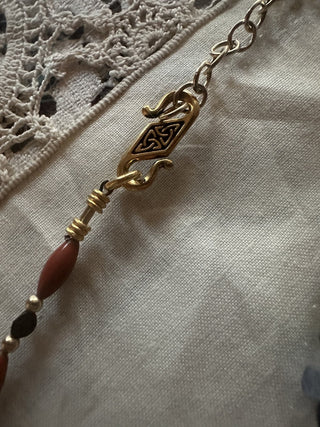 Long Semi Precious Artistic from the MOMO necklace #62 VV MTS