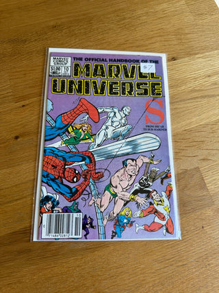 Comic Book: Handbook Marvel Universe Issue 10