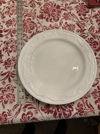Vintage Off White Mesa International Plates - sold as set of 4 - RCD