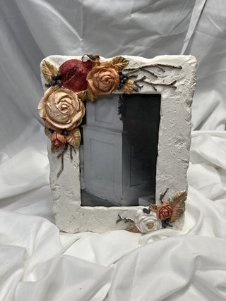 Stucco Flower Frame|53519