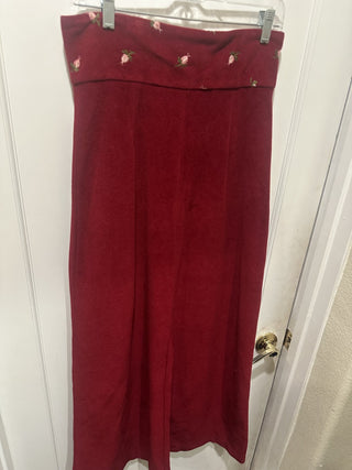 Vintage 1870's Sears Bazzar High Waisted Velvet Skirt #63 VV MTS|136912