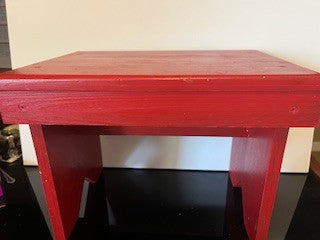 #2378 Lil' Red Step Stool RSV