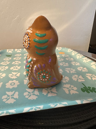 Owl Ceramic 5.5" Brown MTS|116610