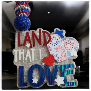 Keychain/Bag Tag: Land That I Love 3" RSV|83961