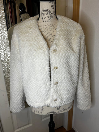 FITAYLOR White Fury Jacket Size S, New With Tag-RSV