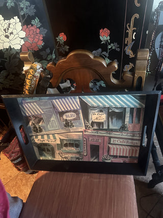 Pimpernel vintage Parisian Scenes Collection Tray 17.5 X 12.5 #63 VV MTS|103394