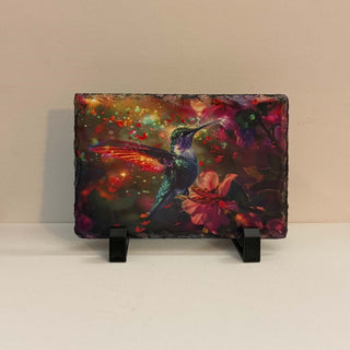 Hummingbird Photo Slate 4x6 w/Stand