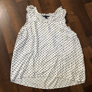 XXL Tommy H Polka Dot Sleeveless Shirt