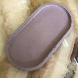 Dusty Rose Ceramic Trinket Dish
