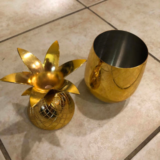 Gold Pineapple 2 pcs