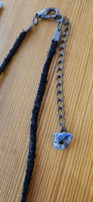 Black stone necklace, RSV|102931