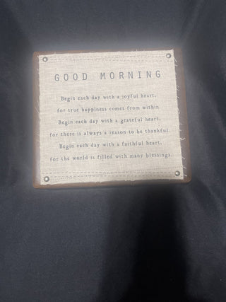 Sign good morning rsv