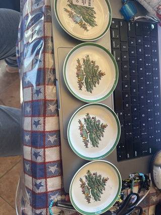 4 set Spode small tea plates #62 VV MTS|125537