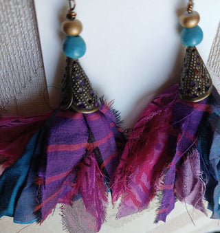 Sari Silk Earrings 7