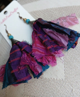 Sari Silk Earrings 7