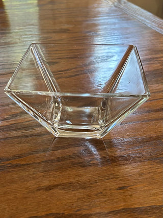 Square Glass Serving Bowl/Candy Dish    MTS