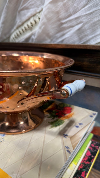 Teleflora Copper Colander (LZD - RSV)|97458