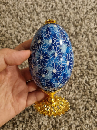 Fabergè imitation blue egg