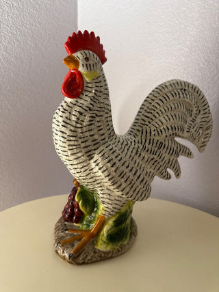 Large ceramic rooster Vintage no chips  RCD