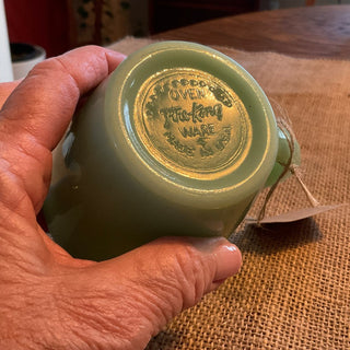 Fireking #4 Jadeite mug MTS