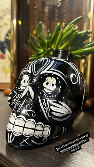 10H Skull with Plant MTS|111350