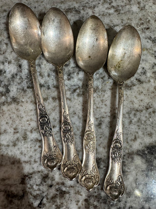 1900 Royal Co ‘Rosalie’ Teaspoons 4 MTS|133161