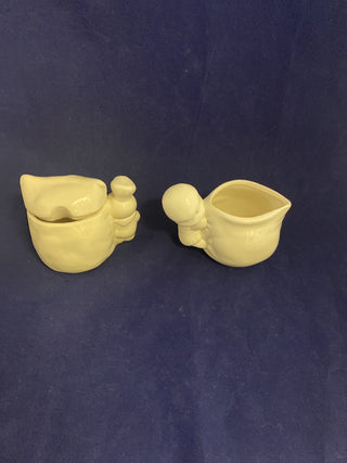 1988 Pillsbury Creamer & sugar 3 piece set rcd|75376