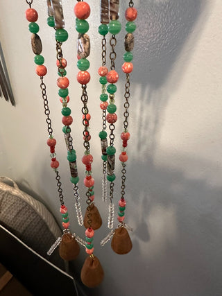 Suncatcher Lantern GREEN Jade Coral Bells  MTS|134125