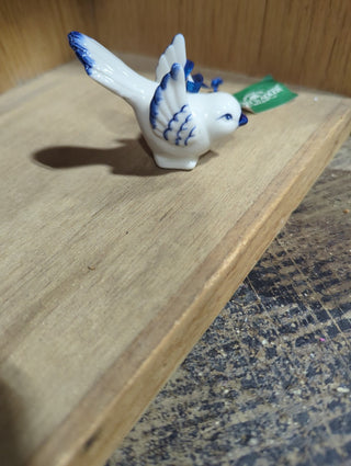 Bird- Porcelain-white & blue|103101