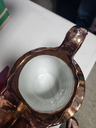 Vtg Copper Luster Pitcher  MTS