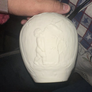 Lenox Heritage Collection Kate Sears Design Circa 1890. Cherub Embossed Vase USA #62 VV MTS|127790