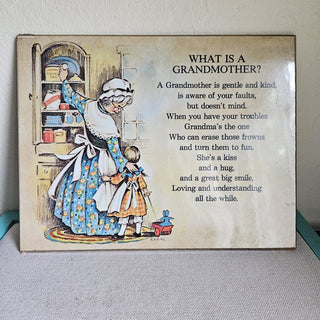 Vintage Grandmother Plaque (BRI) - MTS|73592