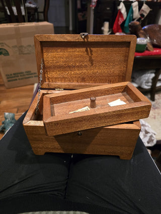 Hand Made Wooden Box - LL|41204