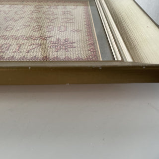 Antique 1917 cross stitch "sampler" RSV