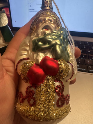 Vintage polish blown glass ornament Christmas tree #62 VV MTS|139973