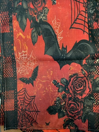Gothic Bats Table Runner 13 x 72”