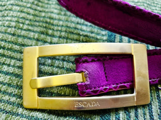Escada Purple Suede Belt|84065