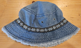 Denim with trim, bucket hat, RSV|104618