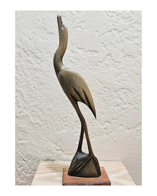 MCM Wood Carved Ibis (BRI) - MTS|114230