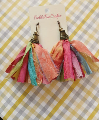 Sari Silk Earrings 10