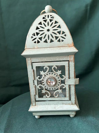 Lantern Tealight candle holder Jeweled #62 VV MTS