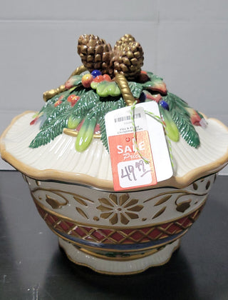 Fitz & Floyd Christmas Dish Rcd|135362