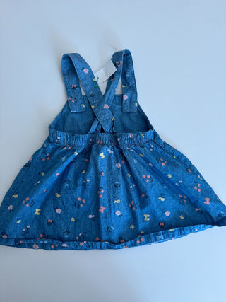 12M - Minnie Mouse Floral Demin Overall Dress - RSV|83166