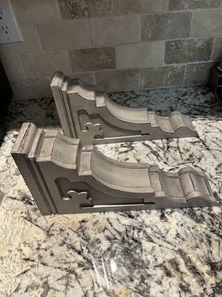 Pair of Structural Wooden Corbels RCD