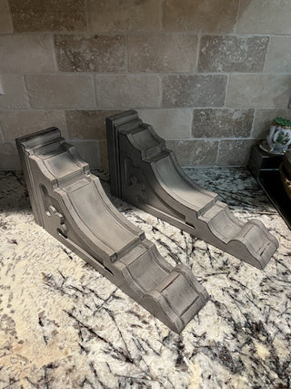 Pair of Structural Wooden Corbels RCD