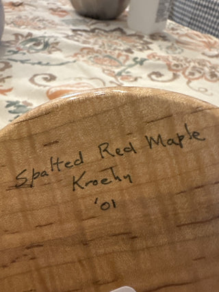 Solid Wood Hand Turned Candleholder MTS|106878