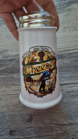 Vintage ceramic cheese shaker